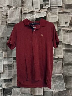 Maroon U.S. Polo Assn. Classic Polo Shirt – Timeless Style